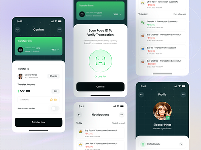 Finance Mobile App UIUX app design budgeting made easy crypto wallet design veli digital finance ewallet face scan fintech innovation investment tracker ios mobile app mobile banking money management payment tracker receive money secure payment send money top ui ux desig wallet app