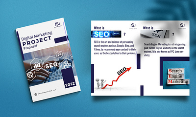 Digiral Marketing Proposal ads broshures company profile graphic design marketing social media