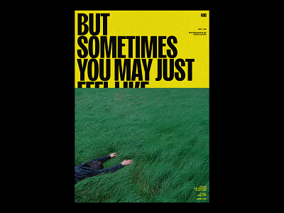 TOUCH THE GROUND /490 clean design modern poster print simple type typography