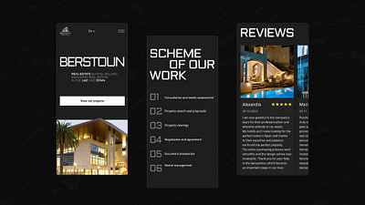 Landing Page/ Real estate branding design development site figma graphic design landing page mobile design real estate site ui user interface website