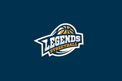 Legends Streetball basketball logo] branding legends streetball