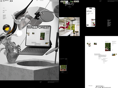 Wall Forest / Сайт на Tilda branding design landing page logo tilda ui ui ux ui elements web design webdesign дизайн лендинг сайт тильда