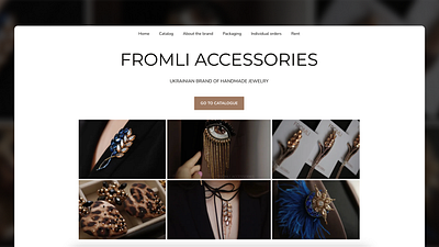 eCommerce | Handmade Jewelry branding cataog clean ecommerce design design development site ecommerce graphic design handmade jewelry website jewelry ecommerce design product page site ui ux website