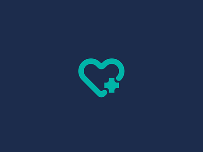Apothecary Logo Concept apothecary app branding care cross doctor drug drugs healing health heart identity illustration logo medical medicine minimal simple store