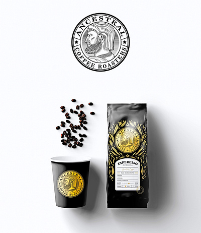 BRANDING DESIGN AND PACKAGING FOR ANCESTRAL COFFEE