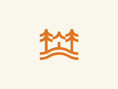 Tahoe Nevada abstract brand branding forest logo graphic design lake logo logo logodesign logomark logos monoline real estate logo symbol