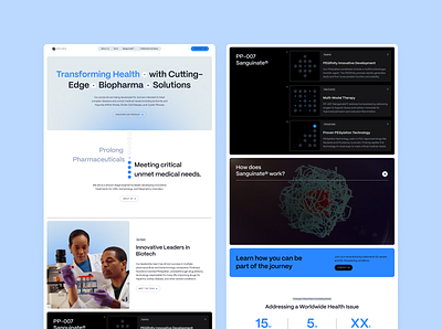 A pharmaceuticals website