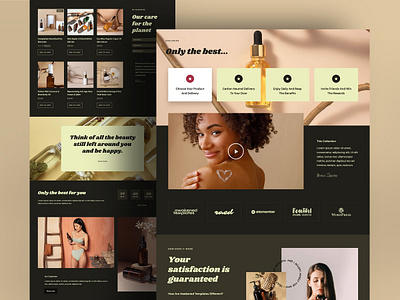 Organic Cosmetics eCommerce Website beauty beauty products cosmetics ecommerce elementor template kit feminine makeup online store organic cosmetics product shop shopify shopping web design webdesign website wellness woman woocommerce wordpress