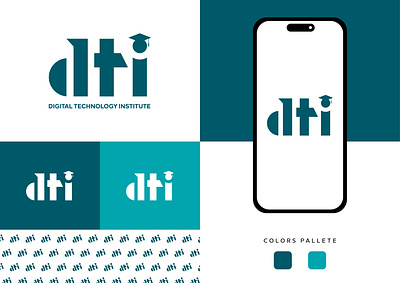 Digital Technology Institute branding design designer graphic design logo vector