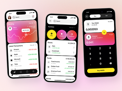 Fintech Mobile App UI Design app app design app interface application ui best ui fintech fintech mobile app mobile mobile app design mobile app ui mobile ui modern app ui modern ui popular ui ui design ui ux ui ux design