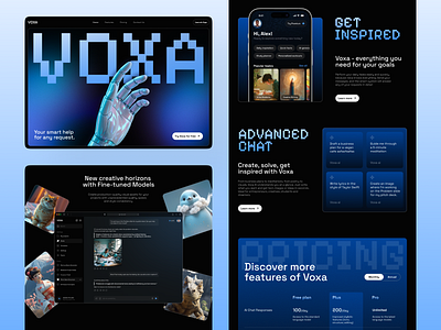 Chatbot Website Design Concept chatbot chatbot website landing page ui ui ux ui ux design web design web design inspiration web interface design web ui web ui design