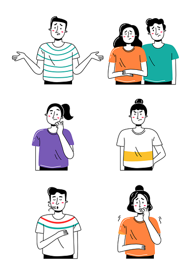 Vector Illustrations for Mental Health design graphic design illustration mentalhealth vector webillustration