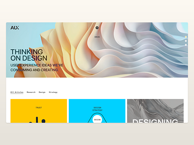 Agency UX - Ideas & CMS Template page css gsap javascript madeinwebflow web design webflow webflow development