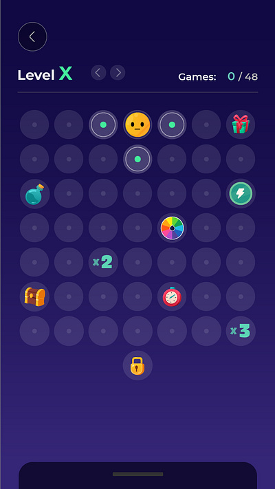 Level design illustration mini game web app game
