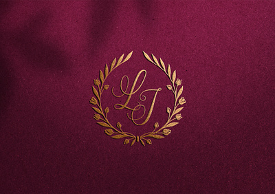 Monogram Logo badge branding crest custom logo elegant elegant logo design feminine gold logo luxurious logo luxury stamp wax seal