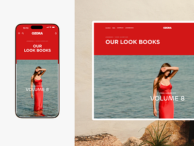 Lookbooks - OZORA design ui ux web website