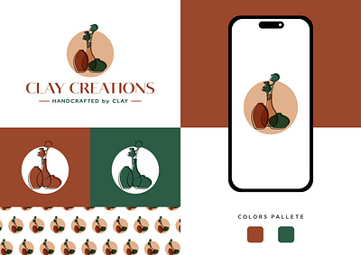 Clay Creations branding design designer graphic design logo vector