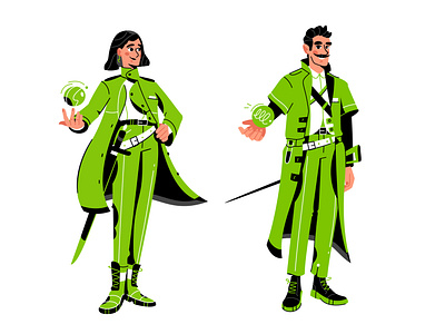 SEGA - Gamer Personas avatar character design gamer illustration vector videogames