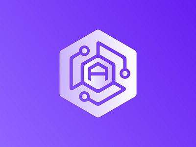 AIAura Core - AI Logo Design Concept ai ai logo brand identity branding chinthaka gunaratne design futuristic graphic design icon logo logo design logo designer logo mark logos mark monogram network symbol tech tech logo