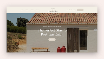 Monte Da Galiza - Web Design branding design figma graphic design illustration landing page logo ui ux web design