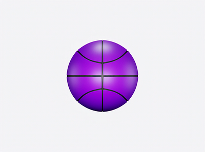 Sport core 3d core motion graphics purple sport white