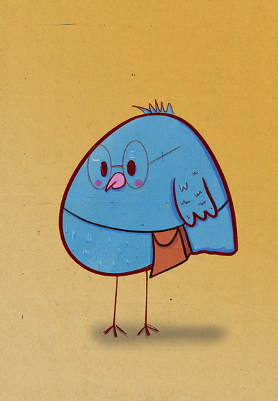 Bird illustration children’s book style 3d animation branding graphic design logo motion graphics