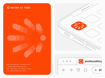 Another AI Thing Logo Animation 3d ai animation ascii blockchain branding coding gradient icon identity learning lepisov logo machine motion saas spline tech typography ui