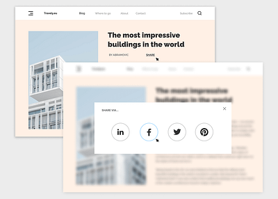 Daily UI #10 - Social Share app challenge daily ui dailyui design figma fun graphic design illustration ui ux