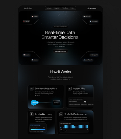 SaaS - Landing Page branding branding identity design figma framer graphic design header hero landingpage productdesign ui ux webdesign