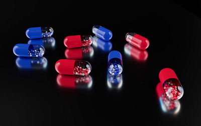Red Pill or Blue Pill ? 3d 3d animation akshay hooda animation application best 3d animation best animation branding cinematography design hero animation hero page illustration landing page minimal motion graphics product promo ui web design website landing page