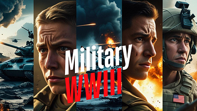 THUMBNAIL YOU TUBE MILLITARY CHANNEL BY ANTSEVEN 3d animation branding design graphic design illustration logo motion graphics ui