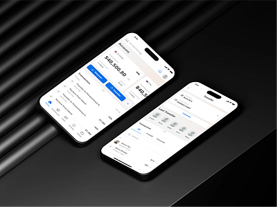 Banking Account Design ui