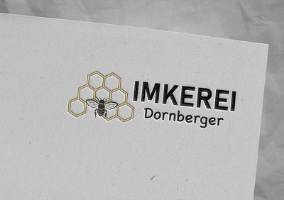 Logo design for honey brand branding design graphic design illustrator logo mockup photoshop