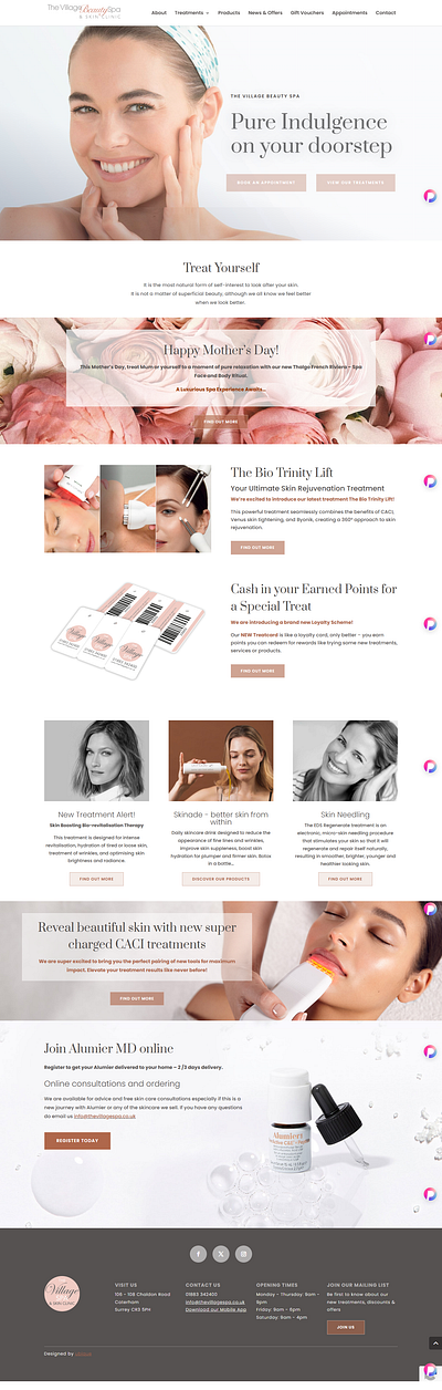 Kajabi Skincare Website available for freelance clean design email automation email marketing funnel gohighlevel kajabi kajabi design kajabi website landing page. lead generation online course responsive design sales funnel skincare ui design web design wellness wix wordpress